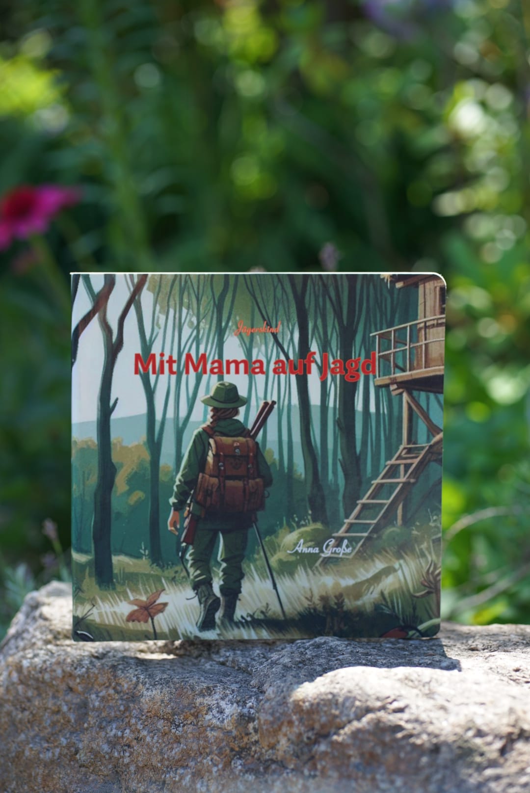 Buchcover „Mit Mama auf Jagd